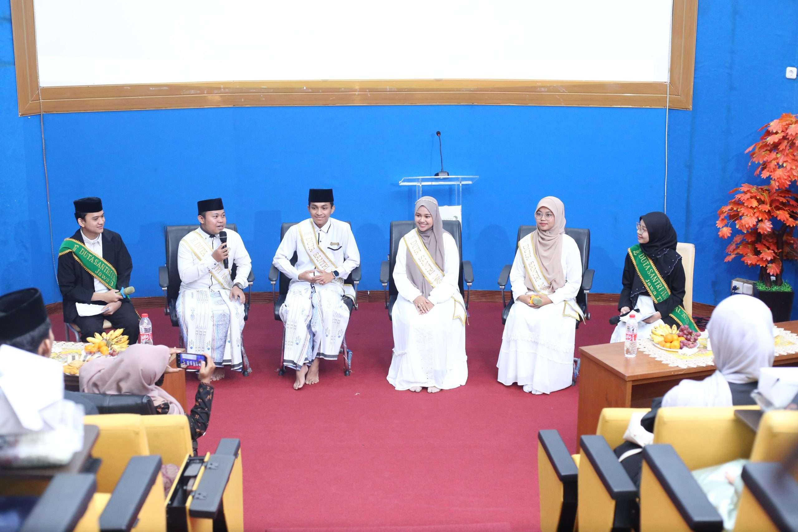 Kick Off Pemilihan Duta Santri Nasional 2025 pada Sabtu, 17 Mei 2025 mulai pukul 13.00 WIB di Gedung Teater Fakultas Sains dan Teknologi UIN Syarif Hidayatullah Jakarta