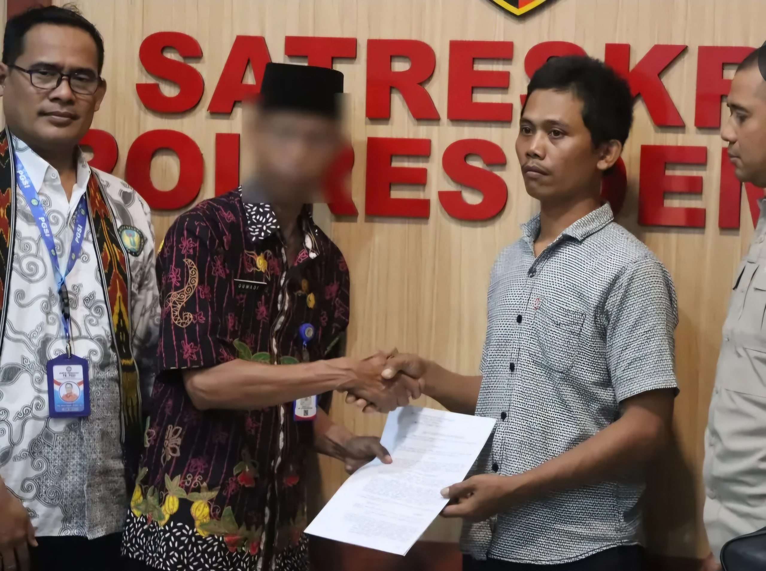 Pihak siswa dan SMPN 1 Karangawen Demak mencapai kesepakatan damai dalam kasus guru tendang siswa (foto: IG @infokejadiandemak)