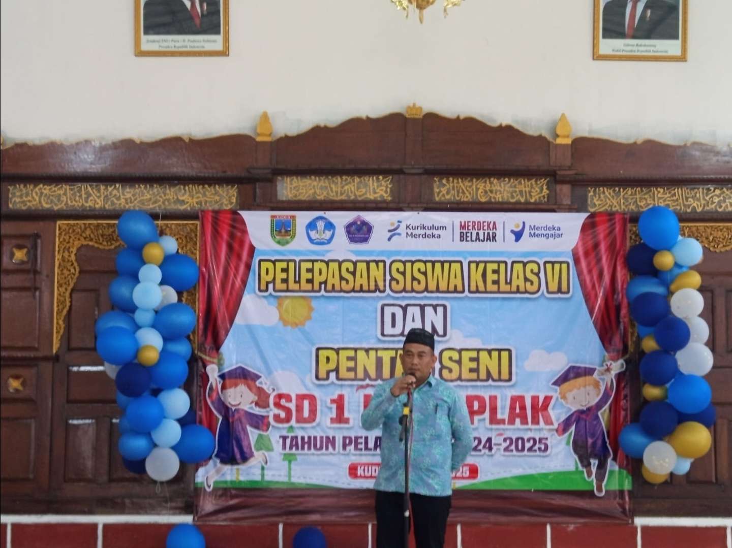 Acara perpisahan bagi siswa-siswi kelas VI SD 1 Ngemplak, Selasa (17/6/2025) (KlikFakta.com/Zulfikar)