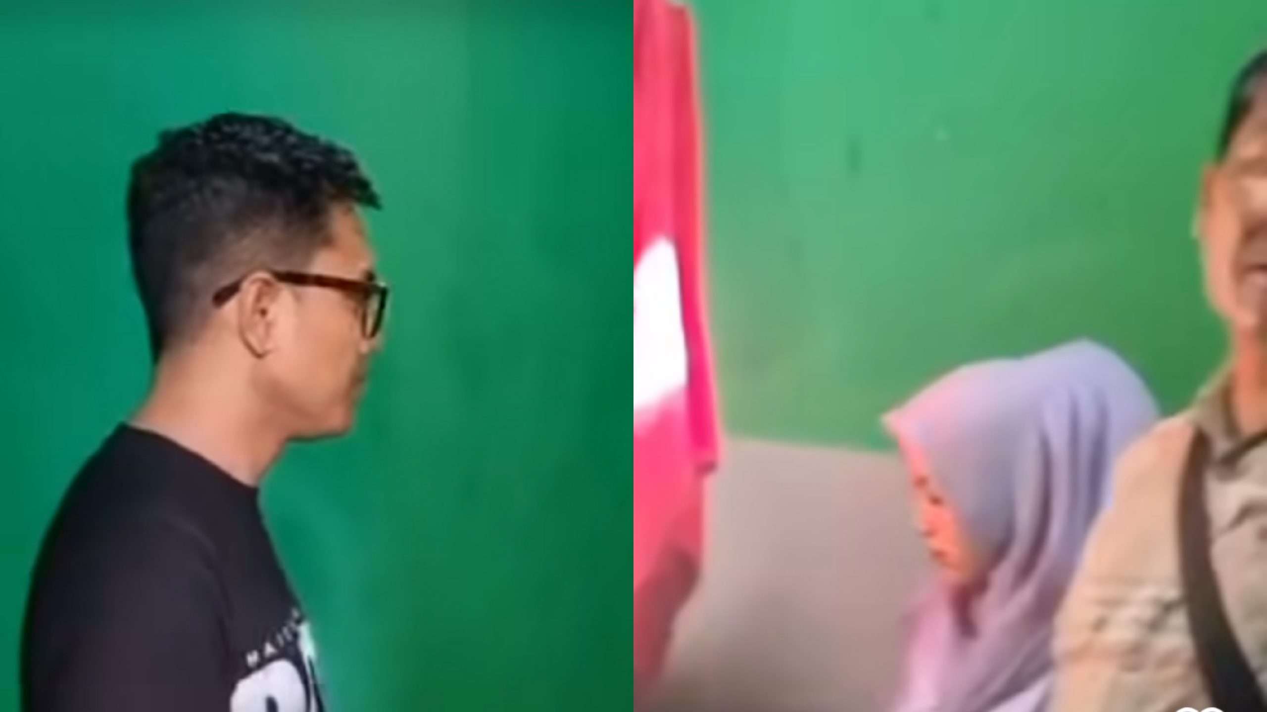 Penampakan kades dan diduga selingkuhannya dalam sebuah video yang dibagikan @infokejadiandemak