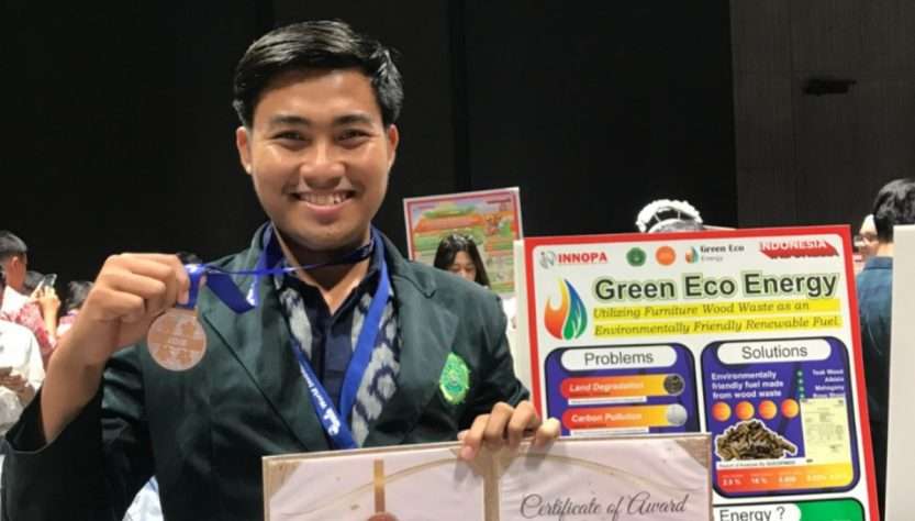 Putra Jepara asal Dusun Nyamplungan, Desa Karimunjawa bernama M. Dwi Rivaldo yang membawa pulang medali perunggu dalam “Japan Design Idea and Invention Expo 2025”