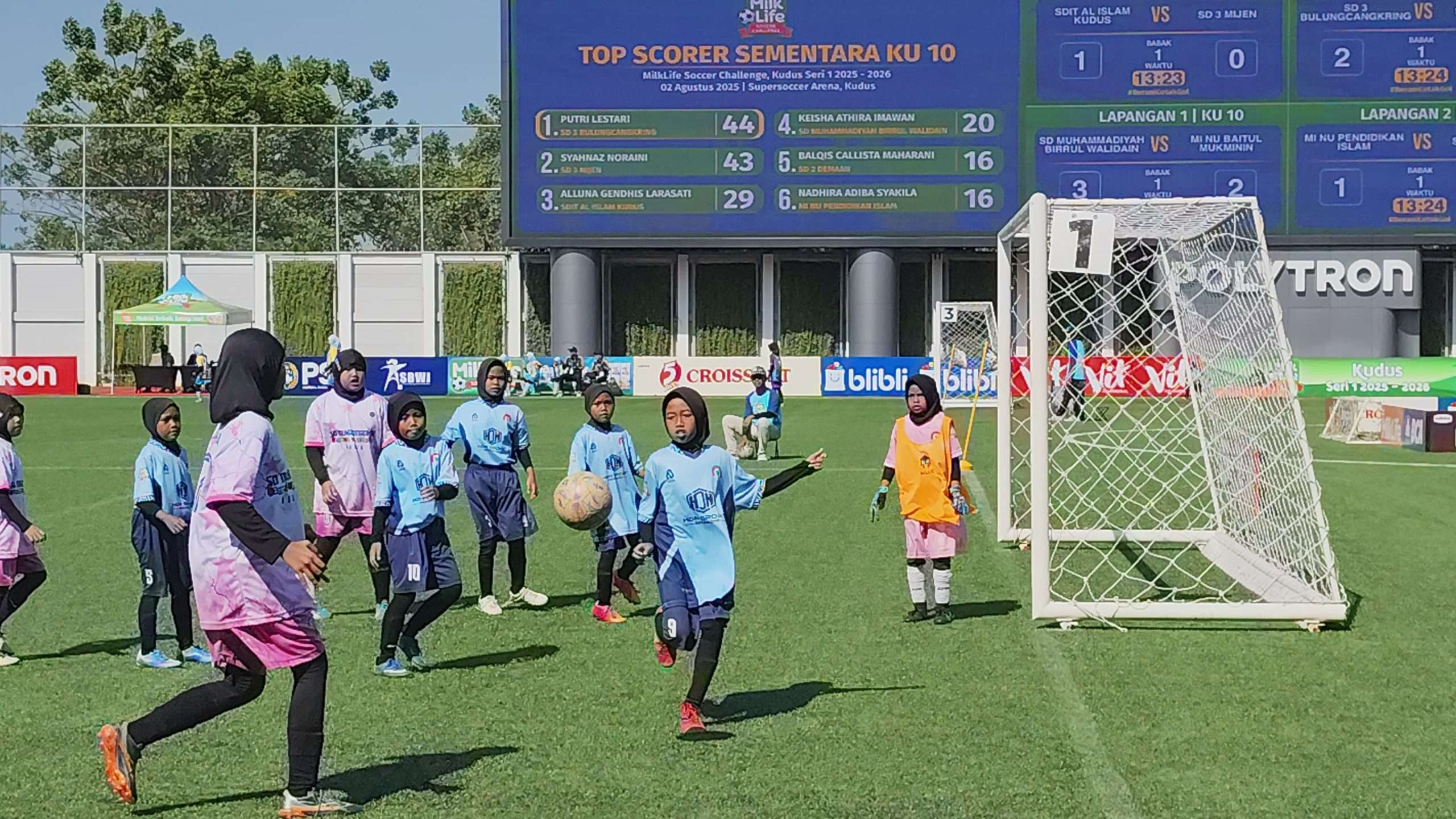 Gelaran MilkLife Soccer Challenge 2025–2026 yang berlangsung mulai 29 Juli hingga 3 Agustus 2025 di Supersoccer Arena dan Lapangan Rendeng, Kudus, Jawa Tengah