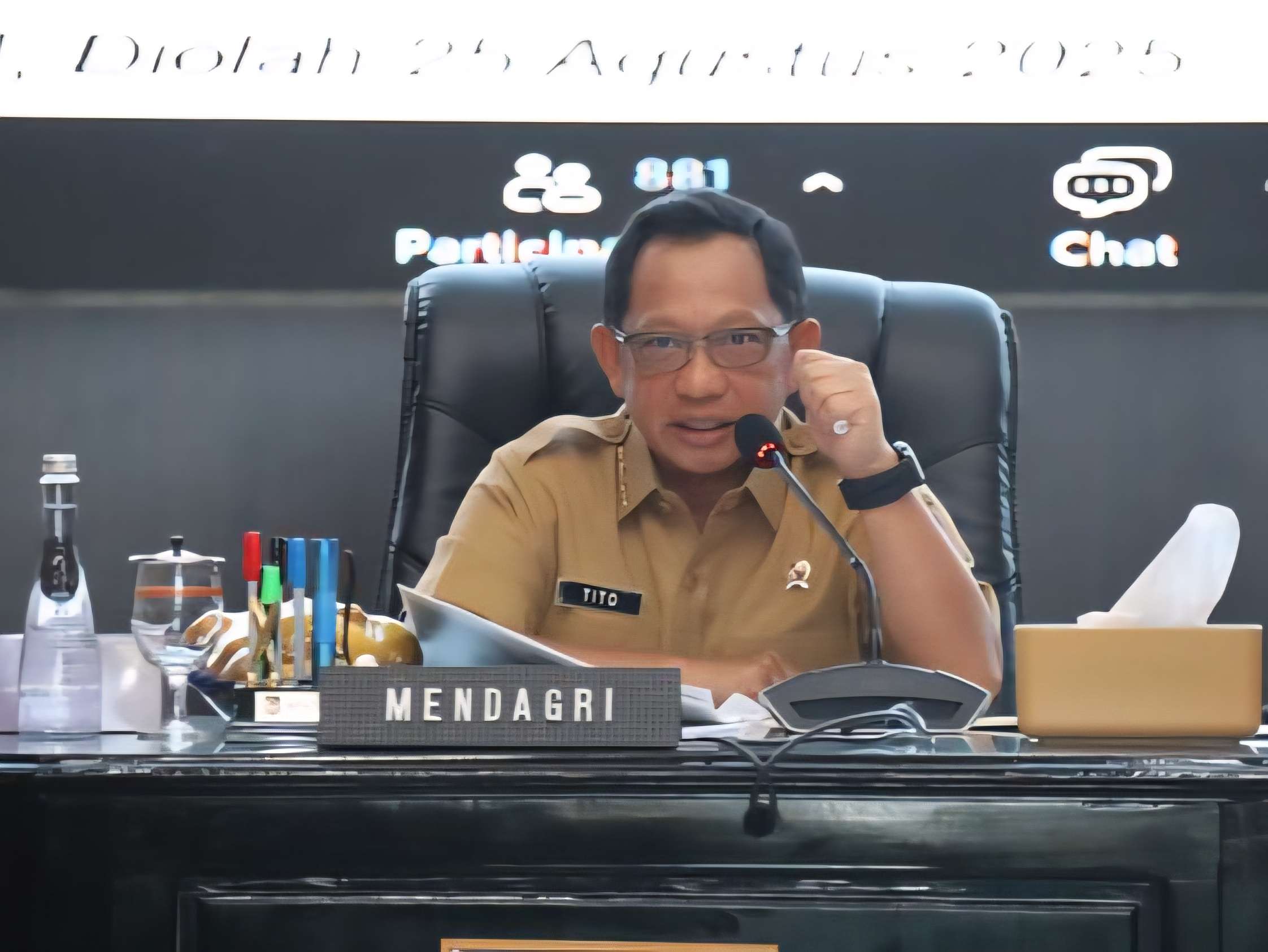 Mendagri Tito Karnavian (foto: Kompas.com)