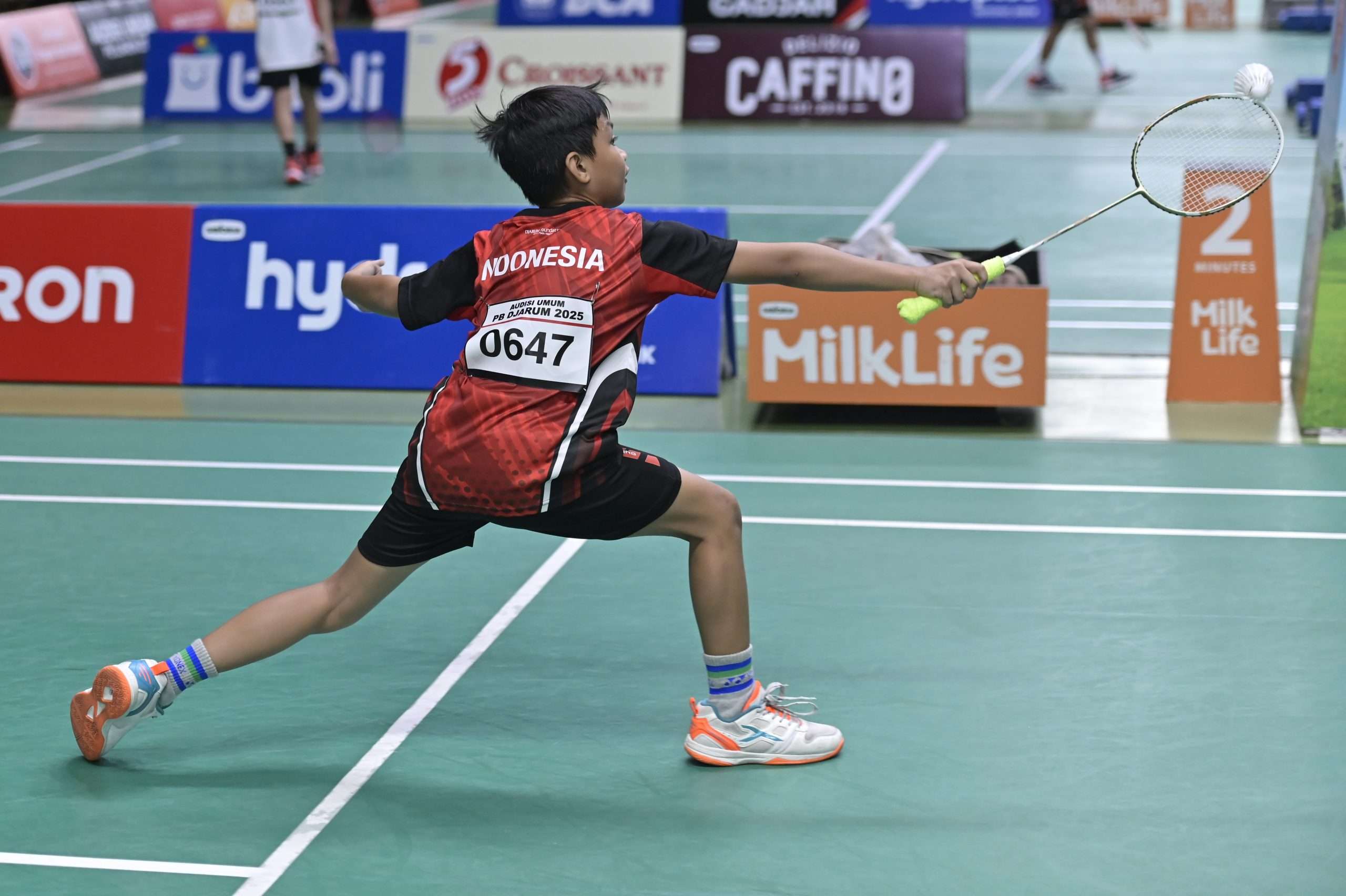 Tahap turnamen Audisi Umum PB Djarum 2025 di GOR Djarum Jati, Kudus pada Rabu (10/9)