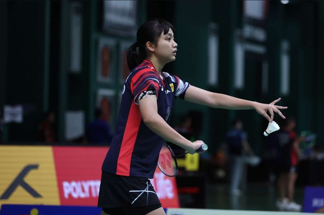Pemain U-19 Putri, Anyapat Phichitpreechasak tampil di laga semifinal dan membantu timnya, Banthongyord (Thailand) meraih kemenangan melawan wakil Amerika Serikat, Global Badminton Academy.