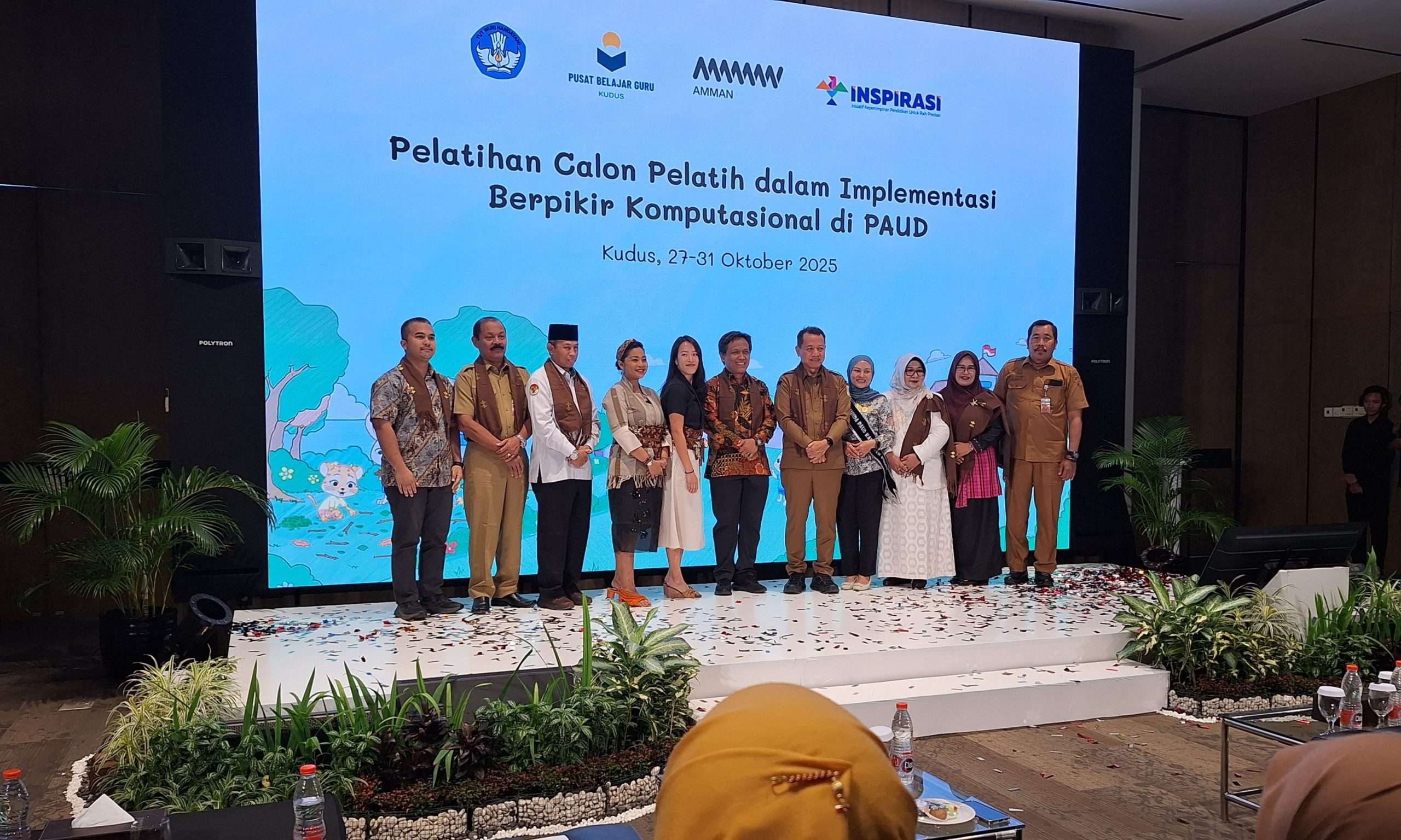 Pembukaan Pelatihan Calon Pelatih Implementasi Berpikir Komputasional bagi pendidik PAUD di Wisma Ploso Djarum Kudus pada Senin (27/10/2025) (KlikFakta/Melina)