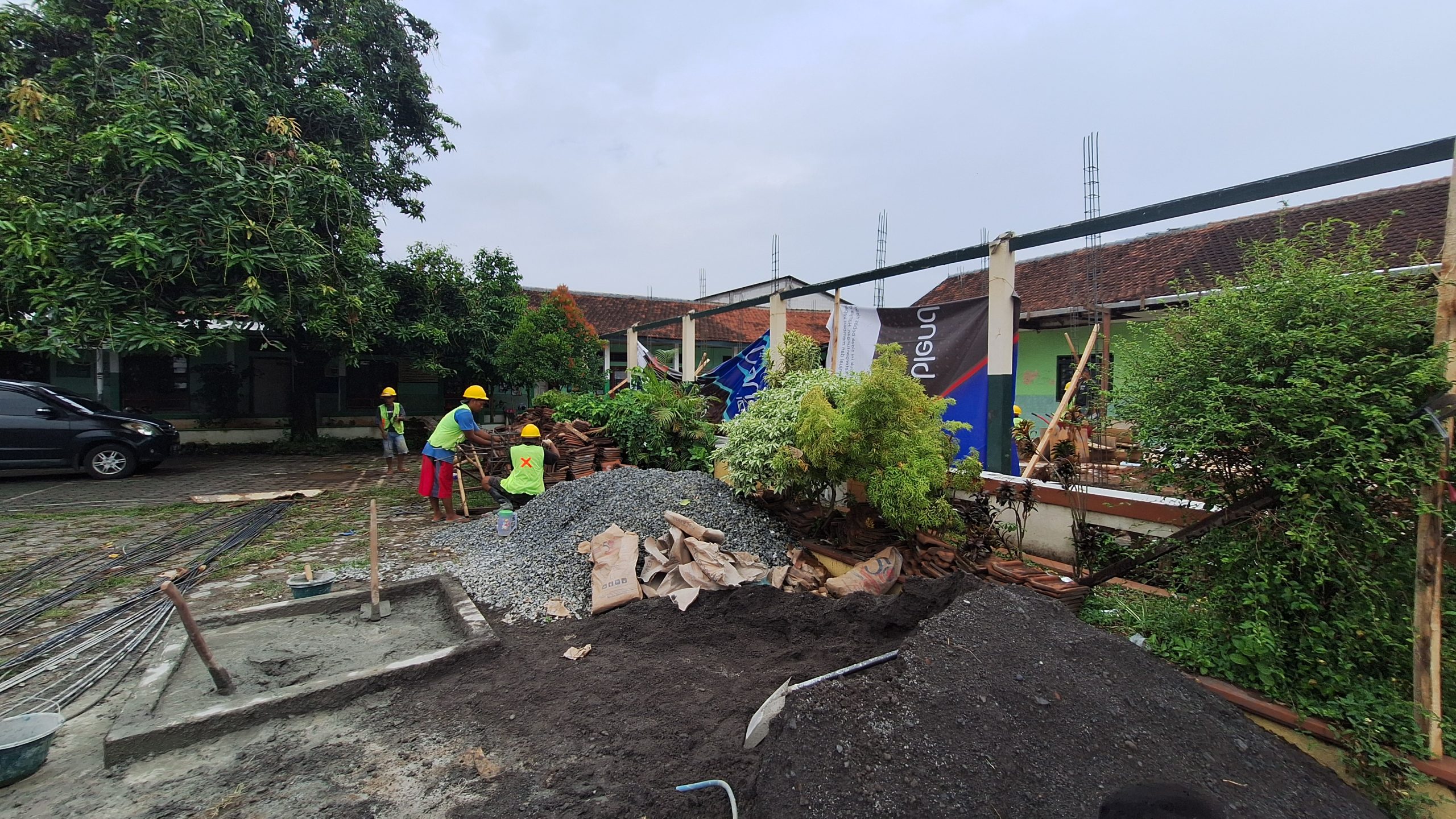 Ruang kelas V dan VI di SDN 2 Purwosari yang dibangun ulang, Selasa (28/10)