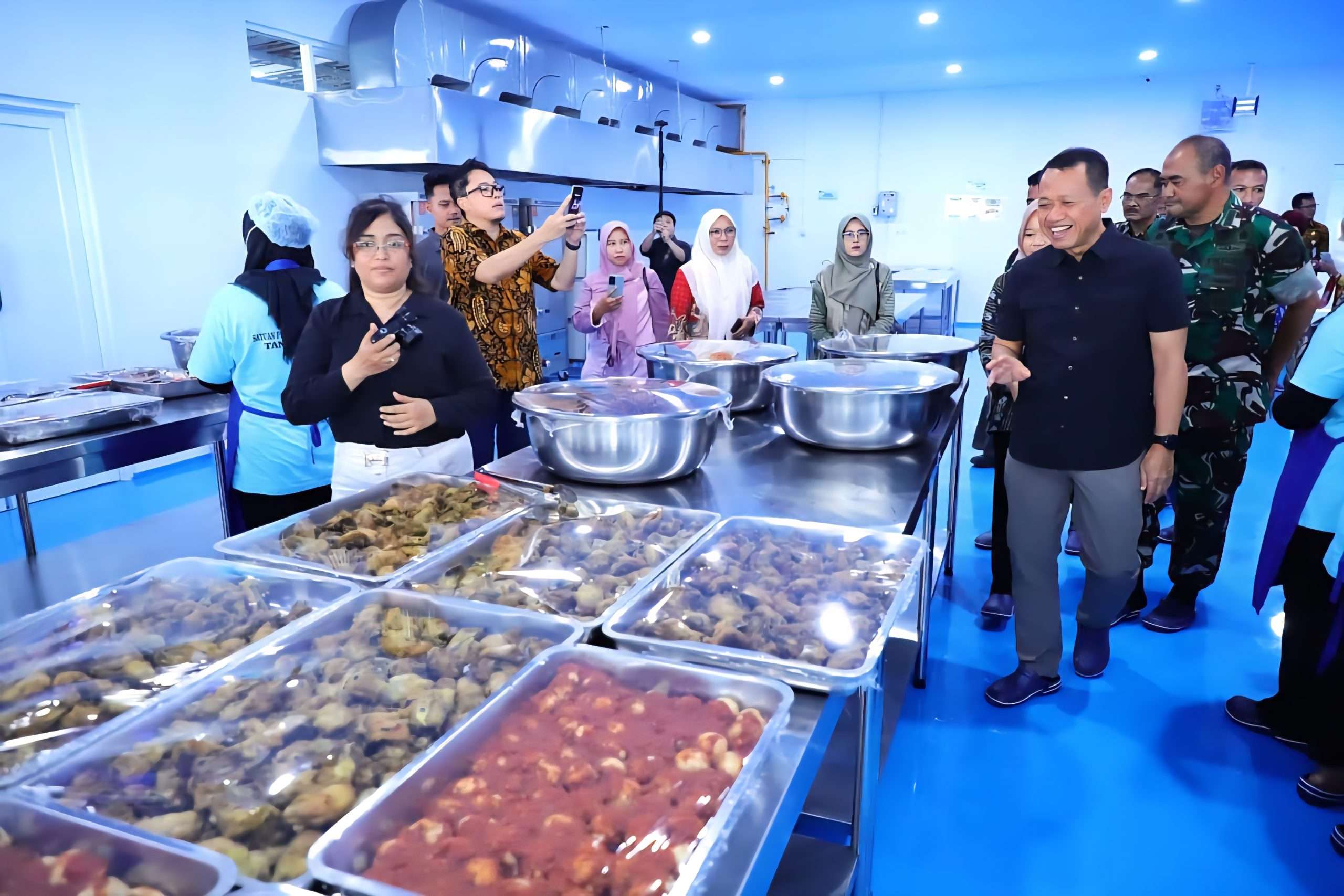 Soft launching SPPG Yayasan Berkat Mulia Sentosa di Desa Tanjungrejo, Kecamatan Jekulo pada Sabtu (4/10/2025)