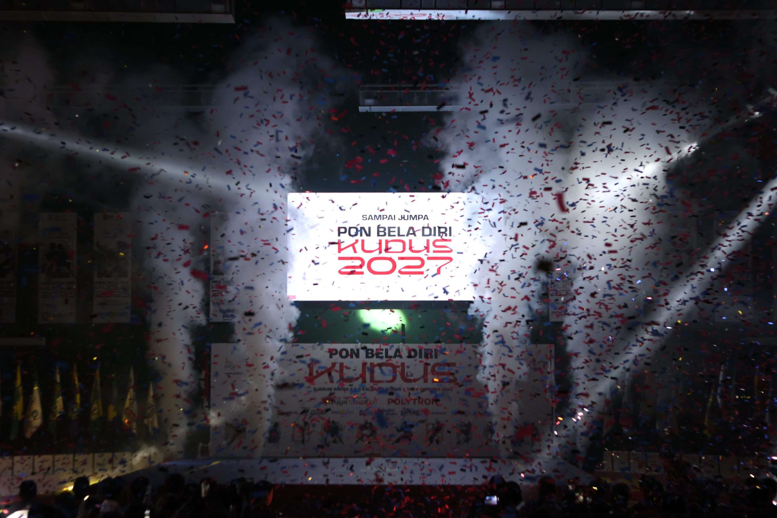 Pesta penutupan PON Bela Diri Kudus 2025 di Djarum Arena, Minggu (26/10/2025) (dok. Foto PON Bela Diri 2025)