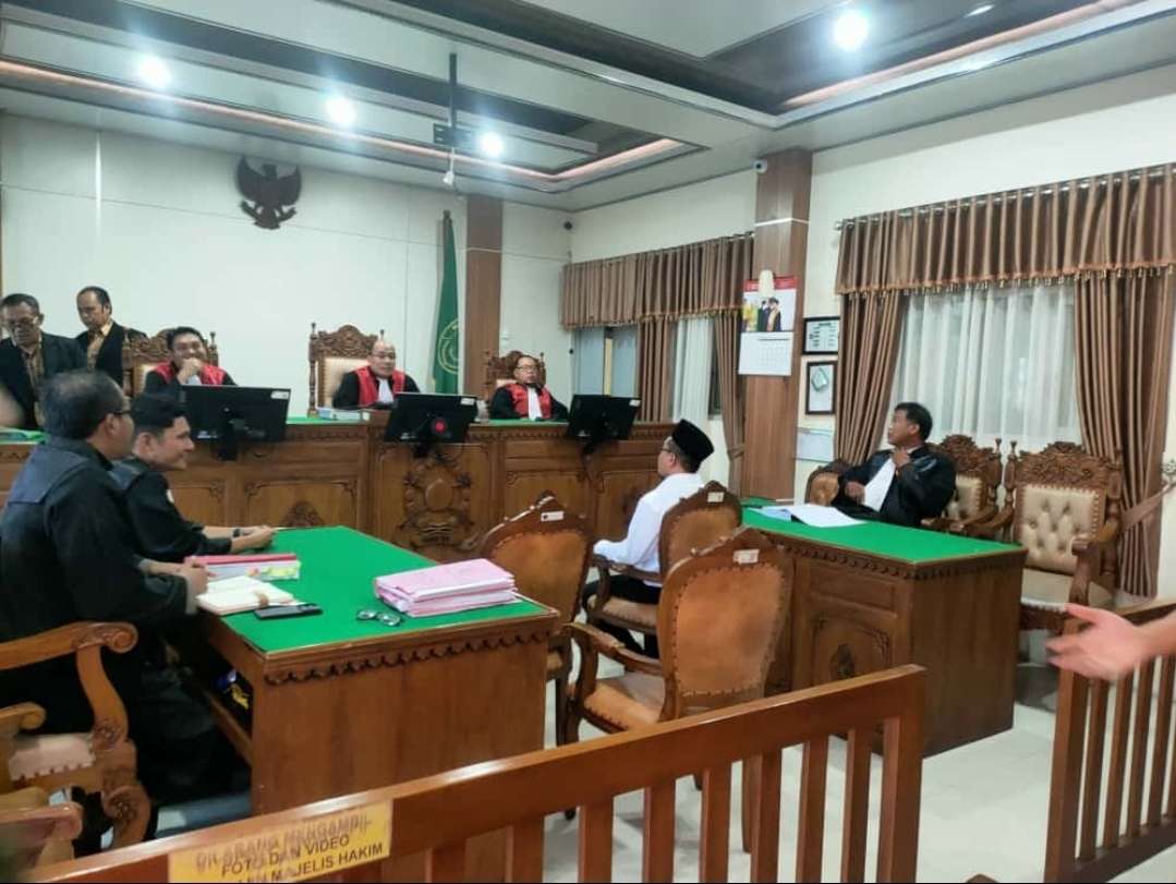 Sidang perkara dugaan penipuan dengan terdakwa Supriyanto di Pengadilan Negeri (PN) Jepara, Kamis (9/10/2025)