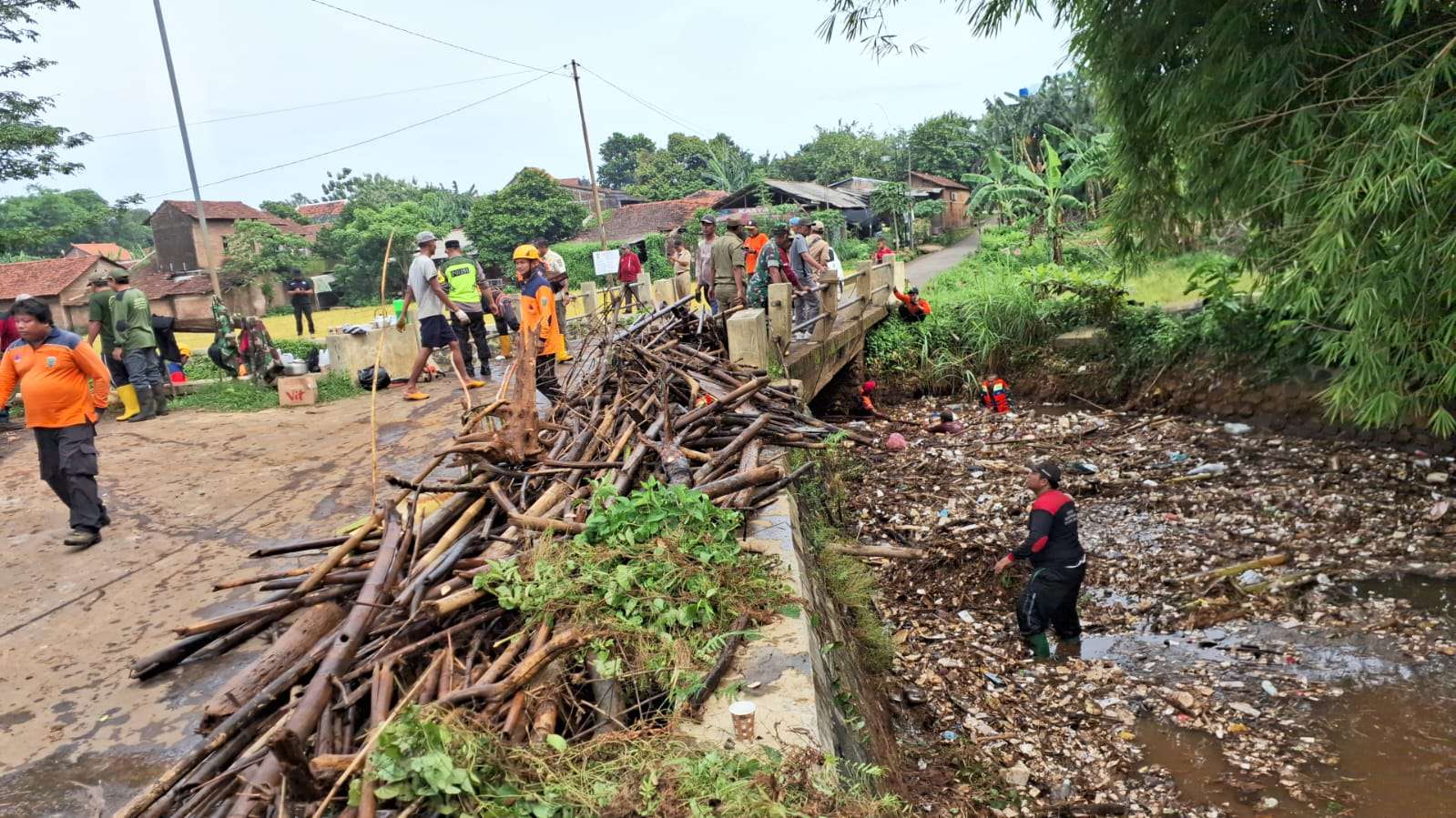 Tim Mantingan Tanggap Bencana (MANTAB) bergerak cepat